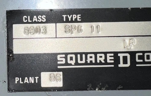 Square D Class 8903 Type SPG11 Electrical Enclosure — product image 7 of 7