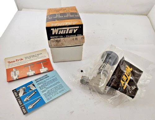 Swagelok Whitey SS-2RS4 Needle Valve 1/4" Tube 316 Stainless Steel — product image 4 of 4