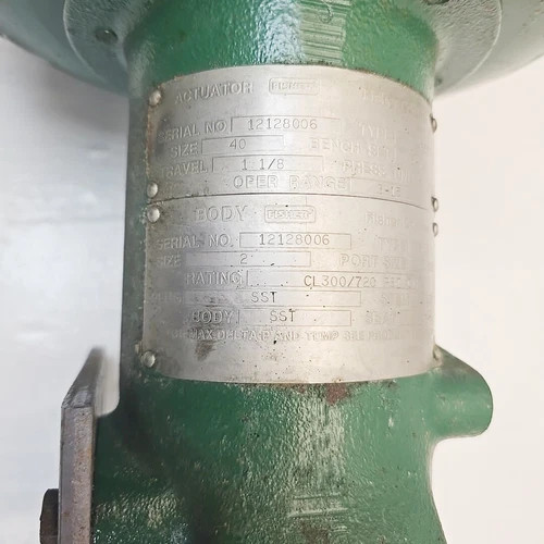 Fisher 3" ED CL600 Control Valve CF8M with 657 Size 40 Pneumatic Actuator — product image 5 of 8