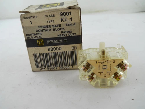 Square D 9001KA1 Heavy Duty Contact Block, 1NO-1NC