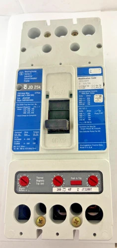 Westinghouse JD3250F 3-Pole 250 Amp Thermal Magnetic Circuit Breaker — primary product image