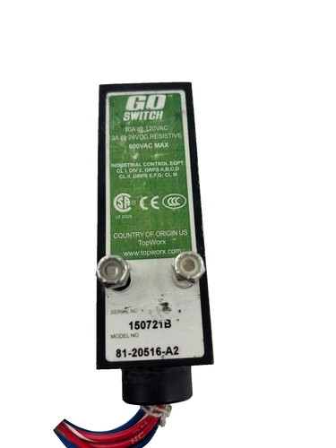 TopWorx GO Switch 81-20516-A2 Leverless Limit Switch — product image 3 of 5