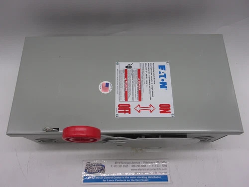 Eaton DH362NGK Heavy Duty Safety Switch 60A 600V — product image 9 of 9