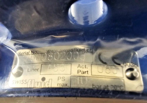 Swissfluid SSC4IN Lined Swing Check Valve Wafer Style — product image 3 of 4