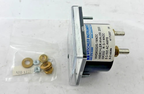 Weschler Analog Panel Meter GX332 0-500 AC Amps — product image 5 of 5