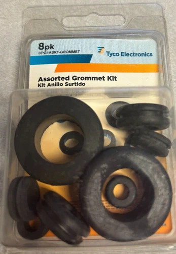 Tyco Electronics Assorted Grommet Kit CPGI-ASRT-GROMMET 8-Pack