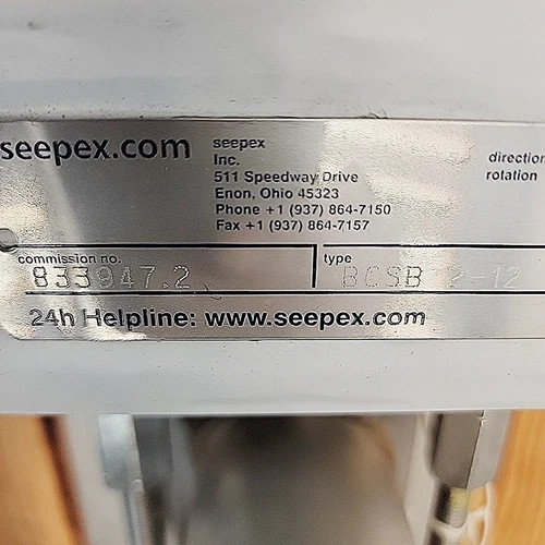 SEEPEX BCSB 2-12 Progressive Cavity Pump with Nord SK 12F N140TC Gear Reducer and Baldor 1.5 HP DC Motor — product image 3 of 13
