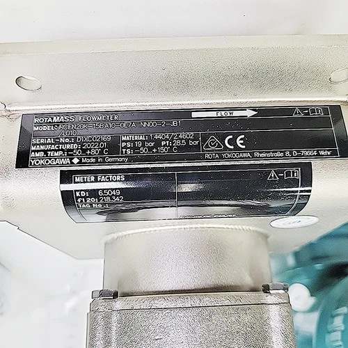 Yokogawa ROTAMASS Nano Coriolis Mass Flowmeter RCEN20K-15BA10-0E7A-NN00-2-JB1/L010 — product image 3 of 15