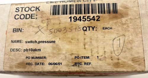 ASCO TriPoint General Purpose Pressure Switch PB10AKM — product image 4 of 5