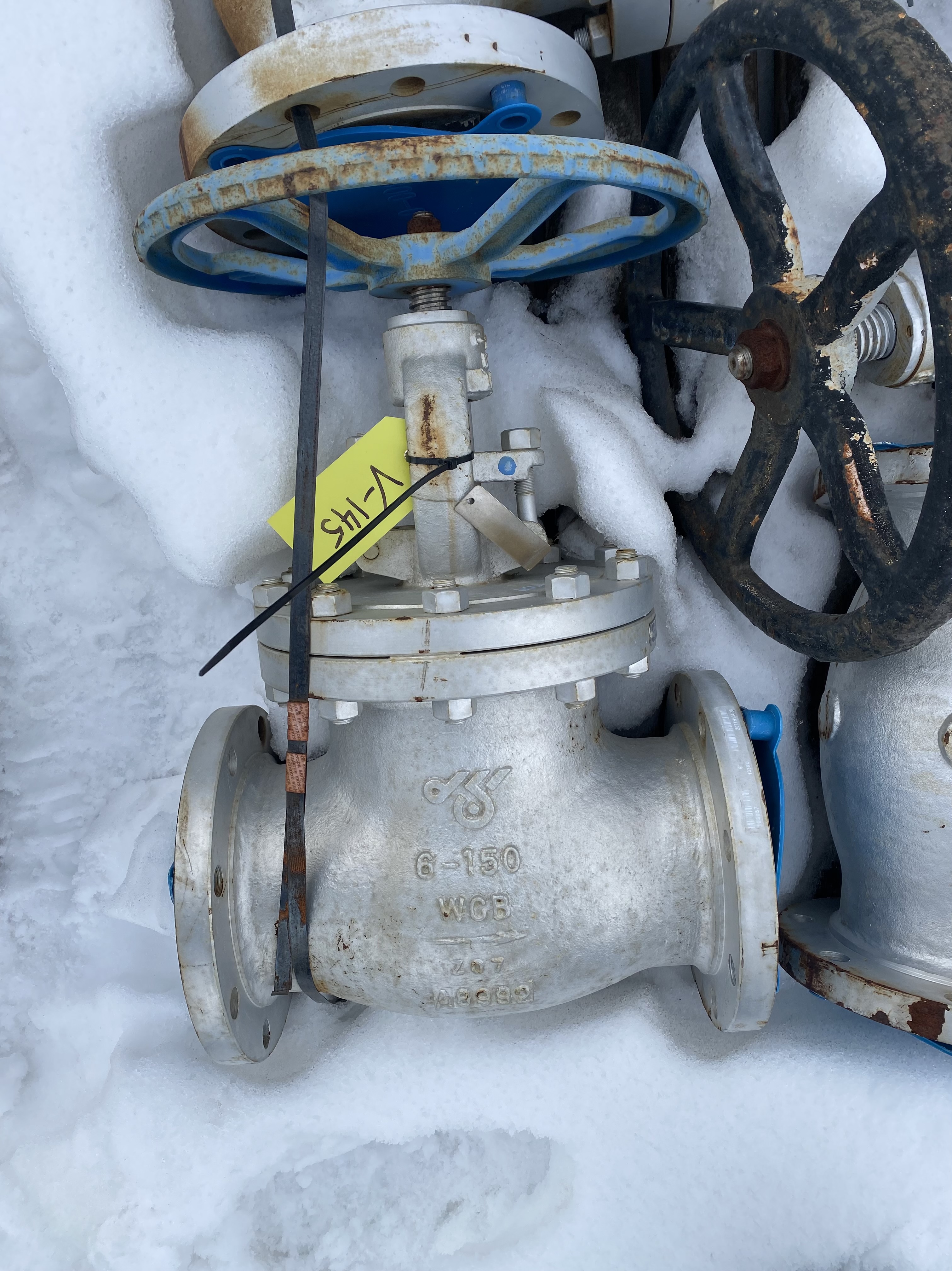 DSI Cast Steel Gate Valve Fig. 1873Xu, 6 Inch, Class 150, WCB