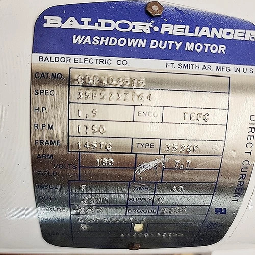 SEEPEX BCSB 2-12 Progressive Cavity Pump with Nord SK 12F N140TC Gear Reducer and Baldor 1.5 HP DC Motor — product image 12 of 13