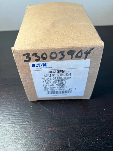 Eaton AA23PB Thermal Overload Relay 5662D75G02 — primary product image