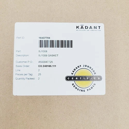 Kadant Johnson SJ1008 Gasket — product image 2 of 2