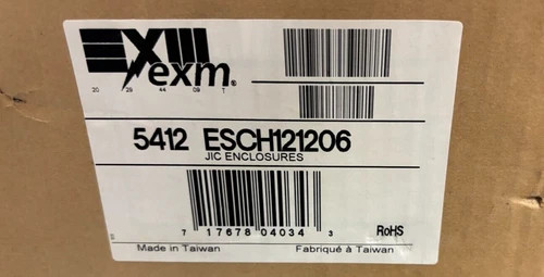 EXM 5412 ESCH121206 Single Door JIC Enclosure 12x12x6