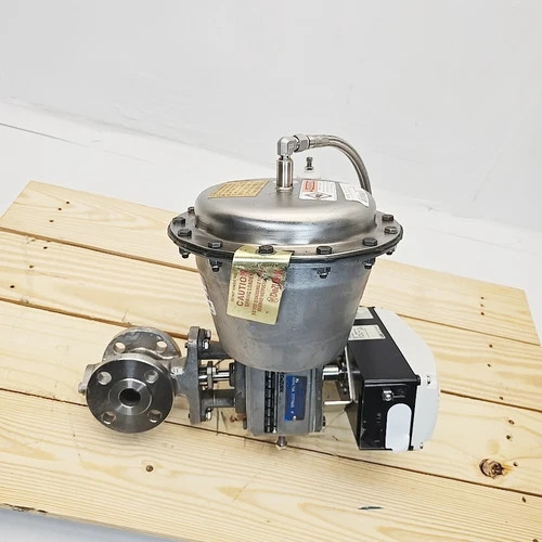Dezurik 1" VPB Actuated V-Port Ball Valve 9687400R001 with ABB Position Master EDP300 — product image 5 of 6