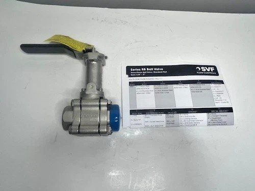 SVF Series R8 1-inch Stainless Steel Ball Valve R8006666-AT-SW0