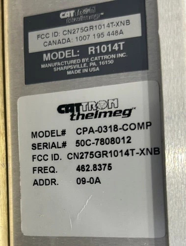 Cattron-Theimeg CPA-0318-COMP Multi Processor Receiver/Decoder Chassis Goldbox — product image 5 of 11