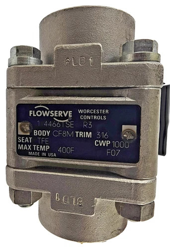 Flowserve Worcester Controls 10 39 S 120A R6 Pneumatic Actuator with 1" Ball Valve — product image 5 of 10