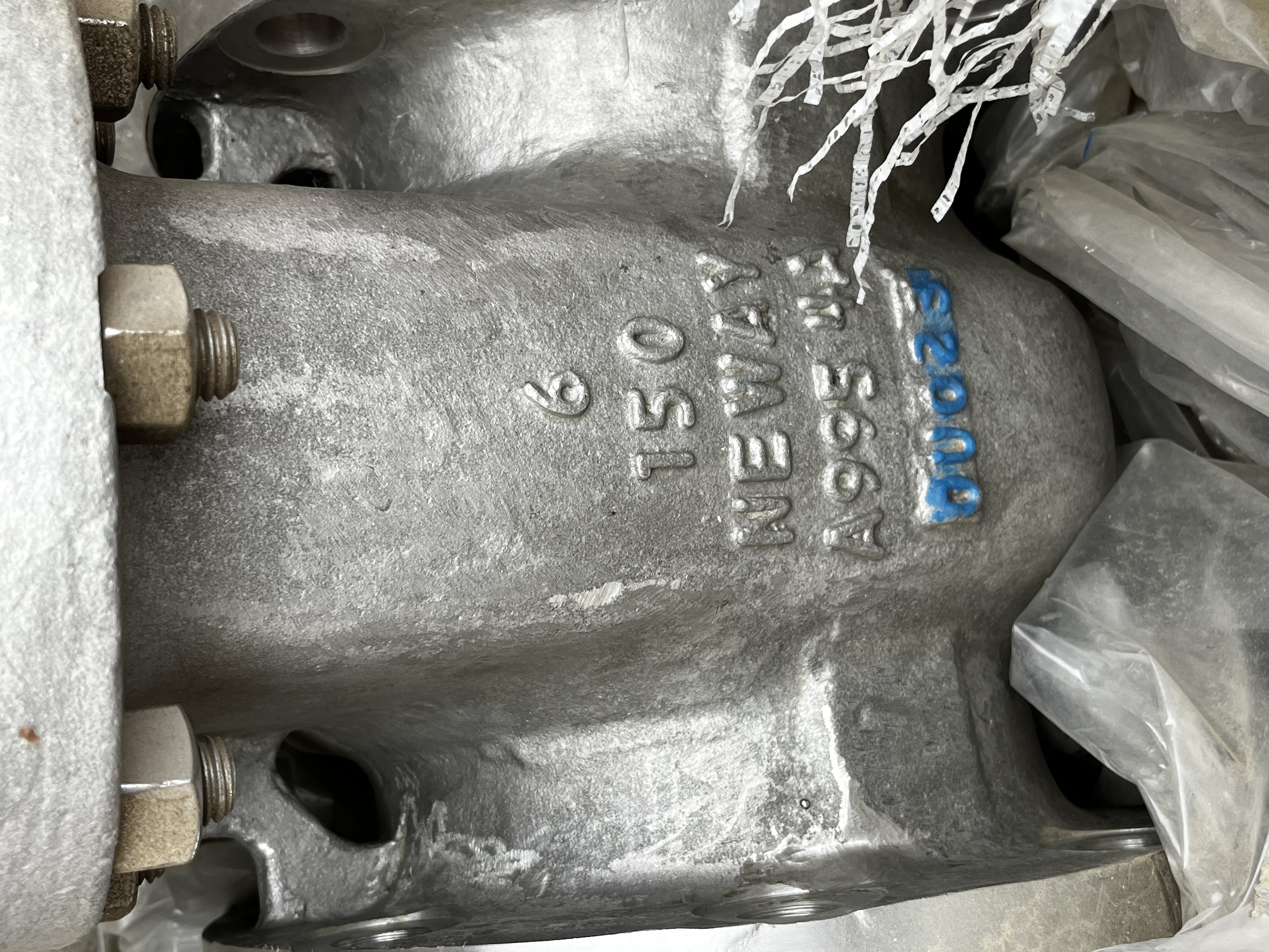 Neway 6 Inch Class 150 Duplex Stainless Steel Gate Valve Fig. 3406 — product image 2 of 3