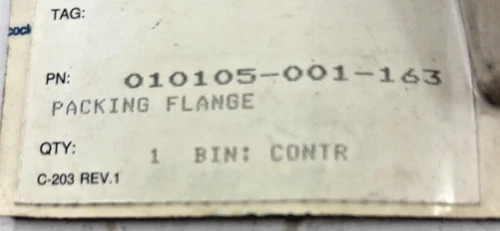 Dresser Masoneilan Packing Flange 010105-001-163 — product image 2 of 3