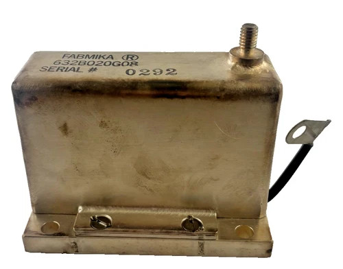 FABMIKA 632B020G08 High Voltage Mica Capacitor 2.0uF 2KV ±10% — product image 2 of 4