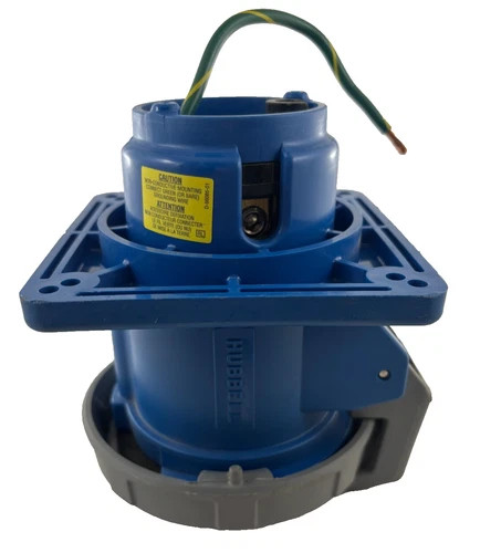 Hubbell Wiring Device-Kellems 360R6W Watertight Pin and Sleeve Receptacle — product image 3 of 5