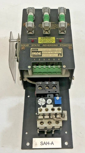 Payne Engineering Solid State Reversing Starter 11R-4-3HPA with ABB T25DU Overload Relay — primary product image