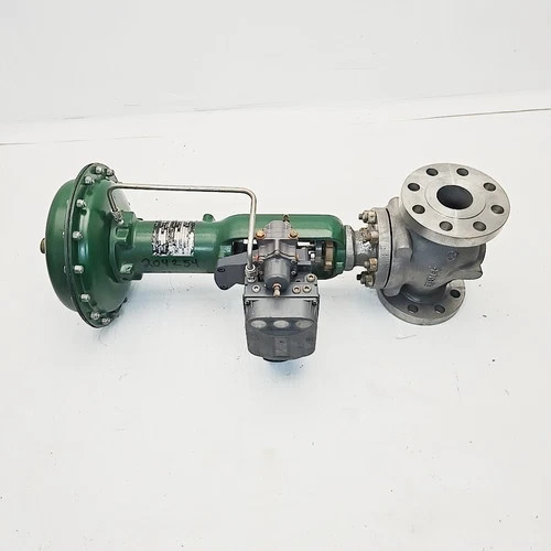 Fisher 2 1/2" ED CL-300 Control Valve CF8M with 667 Size 40 Pneumatic Actuator — product image 9 of 10