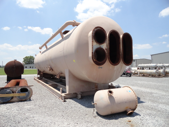 National Tank Co. Shell and Tube Heat Exchanger, 12 ft x 50 ft, Serial T-6321601-01 — product image 8 of 10
