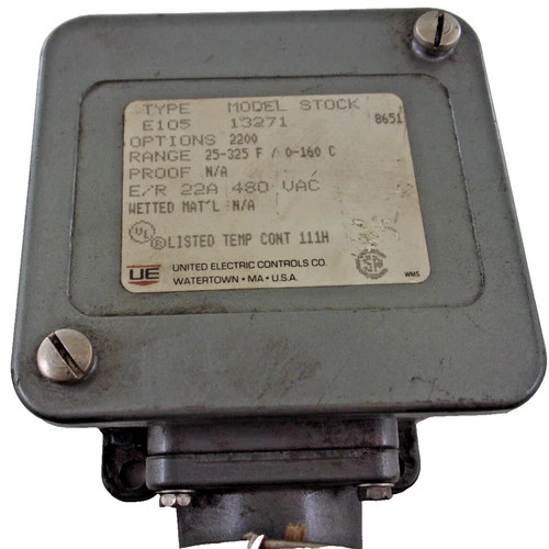 United Electric E105-13271 Temperature Switch