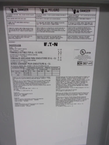 Eaton DG222UGB General Duty Safety Switch — product image 6 of 8