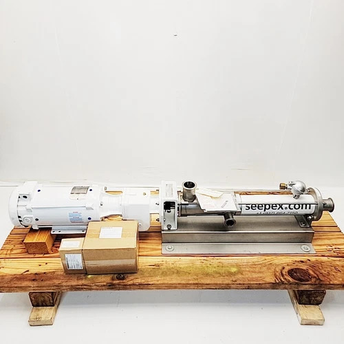 SEEPEX BCSB 2-12 Progressive Cavity Pump with Nord SK 12F N140TC Gear Reducer and Baldor 1.5 HP DC Motor — product image 13 of 13