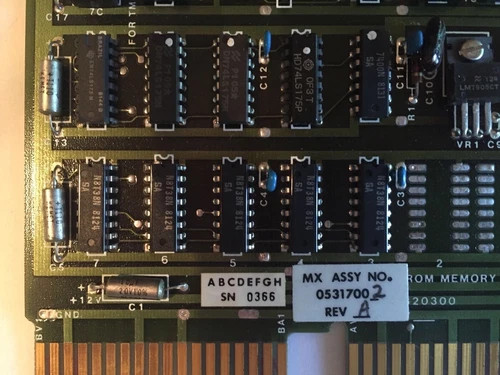 Measurex 05317002 QBUS EPROM Memory Type 2 Assembly Board — product image 3 of 3