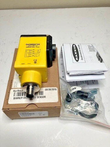 Banner Engineering Q45BB6FQ5 Infrared Fiber Optic Photoelectric Sensor