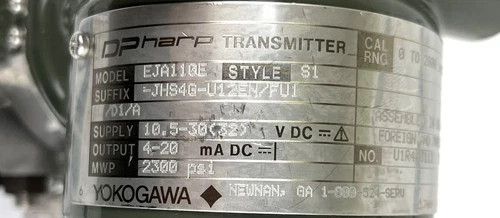 Yokogawa DPharp EJA110E Differential Pressure Transmitter — product image 8 of 19