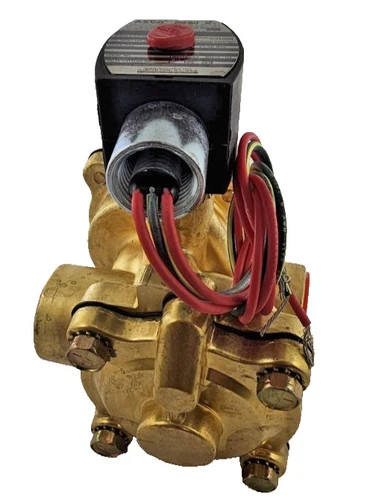 ASCO RedHat II EF8316G034 Solenoid Valve 3/8" NPT 3-Way Brass — product image 2 of 8