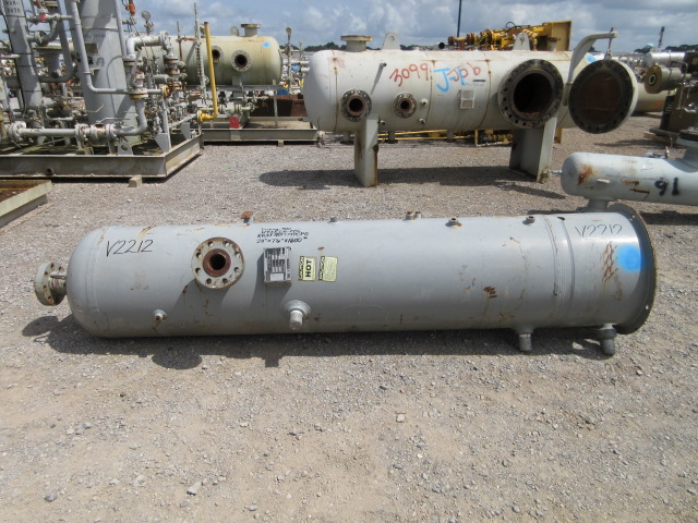 Challenger Process Systems 10" OD x 7'-4" S/S Horizontal 3-Phase Separator