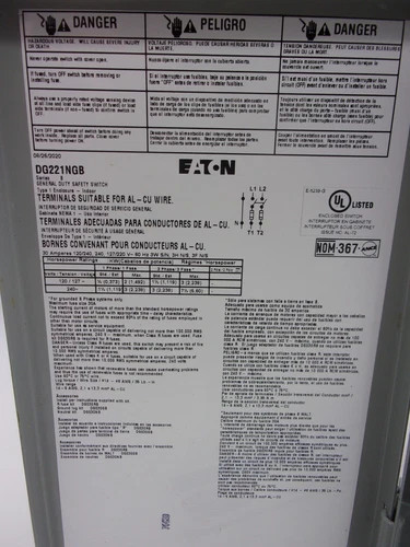 Eaton DG221NGB 30A General Duty Safety Switch — product image 6 of 8