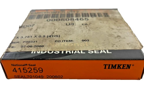 Timken National Oil Seal 415259 2.25 x 3.751 x 0.500 — primary product image
