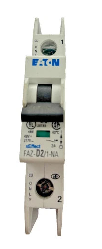 Eaton FAZ-D2/1-NA-SP Miniature Circuit Breaker - Single-Pole, 2A — product image 5 of 6