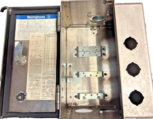 Westinghouse A200WICA-C Stainless Steel Motor Controller Enclosure — product image 3 of 5