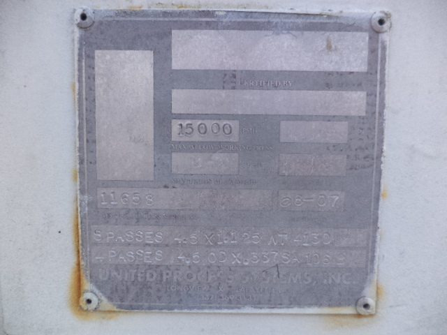 United Process Systems 1.5 MM BTU Line Heater LH4432 — product image 11 of 13
