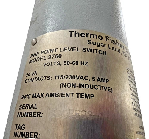 Thermo Fisher Scientific PNF Point Level Switch Model 9750