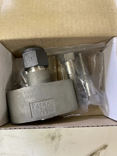 Parker Kidney Flange Adapter KFS8Z3SSBNACE 1/2" OD CPI 316 SS — primary product image
