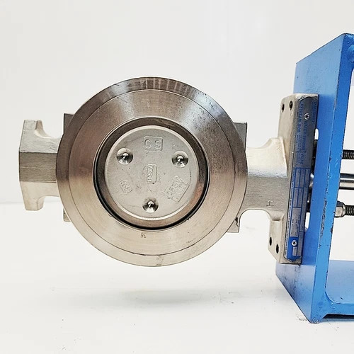 Jamesbury 4-inch CL-150 Wafer-Sphere Butterfly Valve 815W-11-3600XZ-C with Pneumatic Actuator — product image 3 of 11