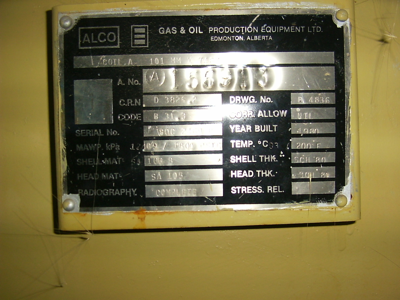Alco 2.5 MMBTU Line Heater — product image 6 of 8