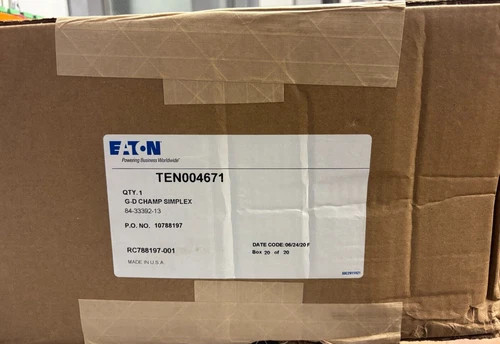Eaton TEN004671 G-D Champ Simplex Enclosed Industrial Control Panel — primary product image