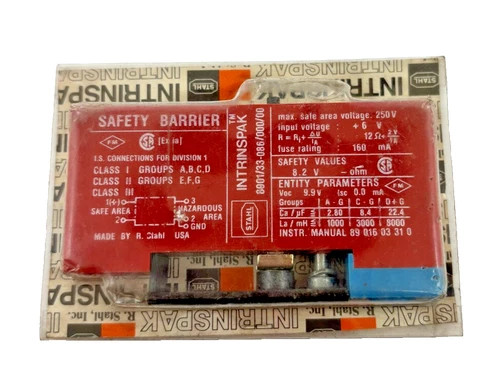 R. Stahl Intrinsipak 8901/33-086/000/00 Intrinsic Safety Barrier