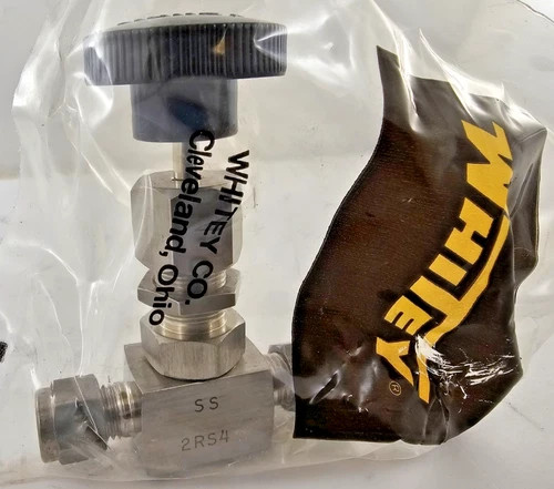Swagelok Whitey SS-2RS4 Needle Valve 1/4" Tube 316 Stainless Steel — product image 2 of 4