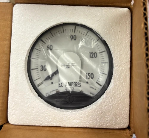 Westinghouse 201B461A20 Analog AC Ammeter 0-150A